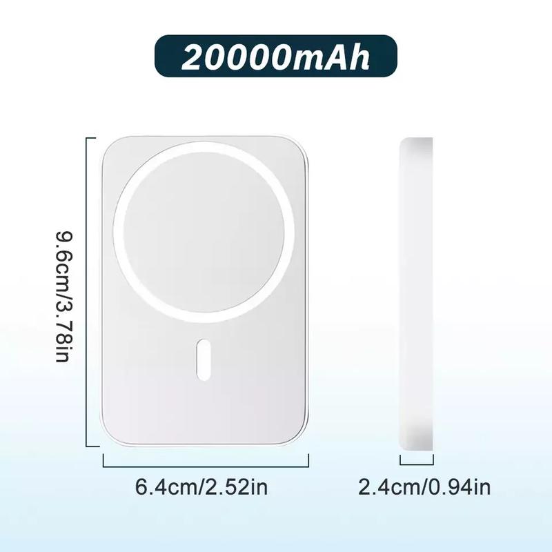 Magnetic Power Bank , 20000mAh 100000mAh Wireless Portable Charger with USB-C Cable, Battery Pack Only Compatible with iPhone 15 15 Plus 15 Pro 15 Pro Max, iPhone 14 13 12 Series