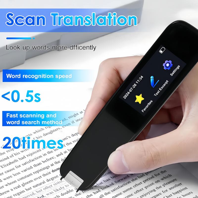 Smart Scan Translation Pen,School Supplies, Electronics Portable Smart Pen, Scan Translator, Digital Translation Pen Electronics, Support 2- way Translation(requires Wifi Connection),Electronics Education Devices