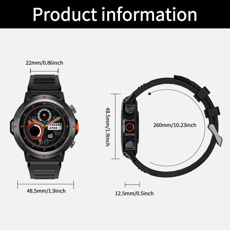 LIFEBEE Multifunctional Smart Watch, Fashion Digital Watch with LED Strong Light, IP68 Waterproof Sports Watch with Multiple Sports Modes for Men & Women