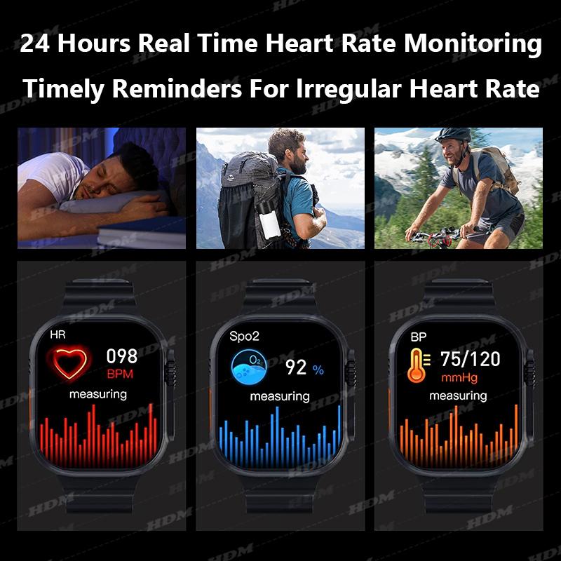 Waterproof Smartwatch with Heart Rate & SpO2 Monitoring, 100+ Sports Modes, Bluetooth Calling & AI Assistant - Wearable