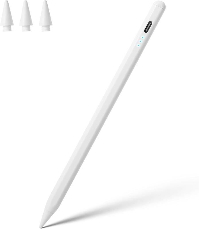 Stylus Pen for iPad 10th 9th 8th 7th 6th Generation, iPad Pro 12.9 11 13 inch M4, iPad Air M2 5th 4th 3rd Gen, iPad Mini 6 5, Apple Pencil 1st & 2nd Gen Alternative, Smart iPencil Lapiz Palm Rejection