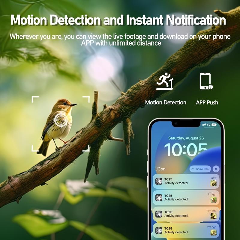 4G LTE Cellular Trail Camera With 2.7K Live Broadcast Viewing, Ultra HD Night Vision, Built-in SIM Card With Remote Call Access, 0.2S Motion Activation For Where There Is No WiFi Signal, It Supports SD Card (up To 128GB). It Is Suitable For