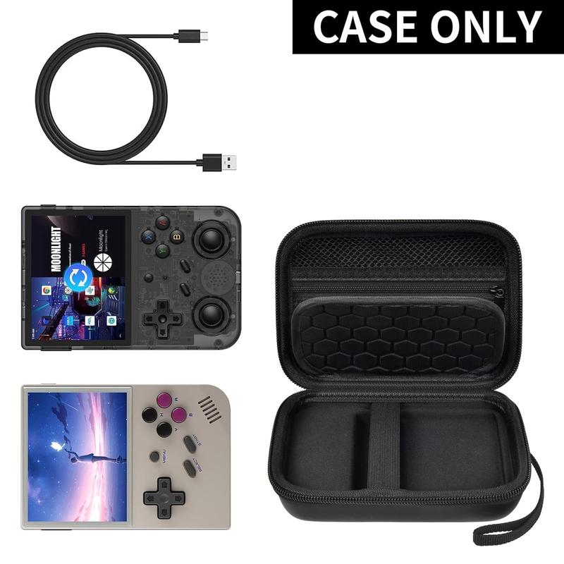 Travel Case Compatible with RG353V  RG35XX  RG353VS  R36S Retro Handheld Game Console, Handheld Emulator Storage Holder Organizer, Android Game Console Carrying Bag (Box Only)