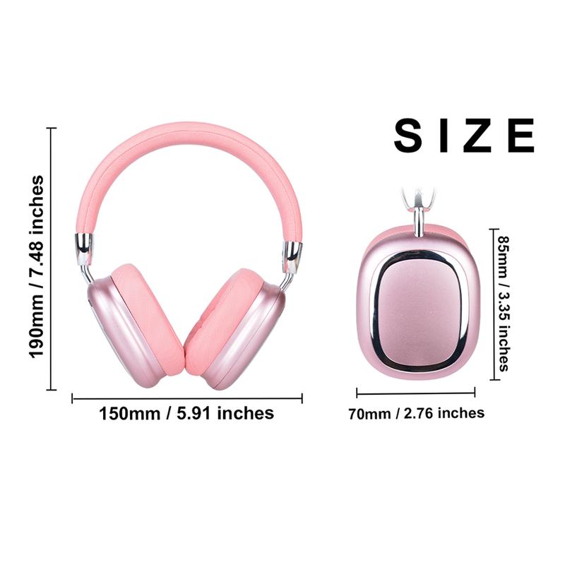 Wireless Headphones with Built-in Microphone, Electronic Audio Earbuds Wireless Noise Cancellation Headphones, Foldable Gaming Headset for Phones, Computers, MP3, Fun Summer Gift Folding Bluetooth Stereo