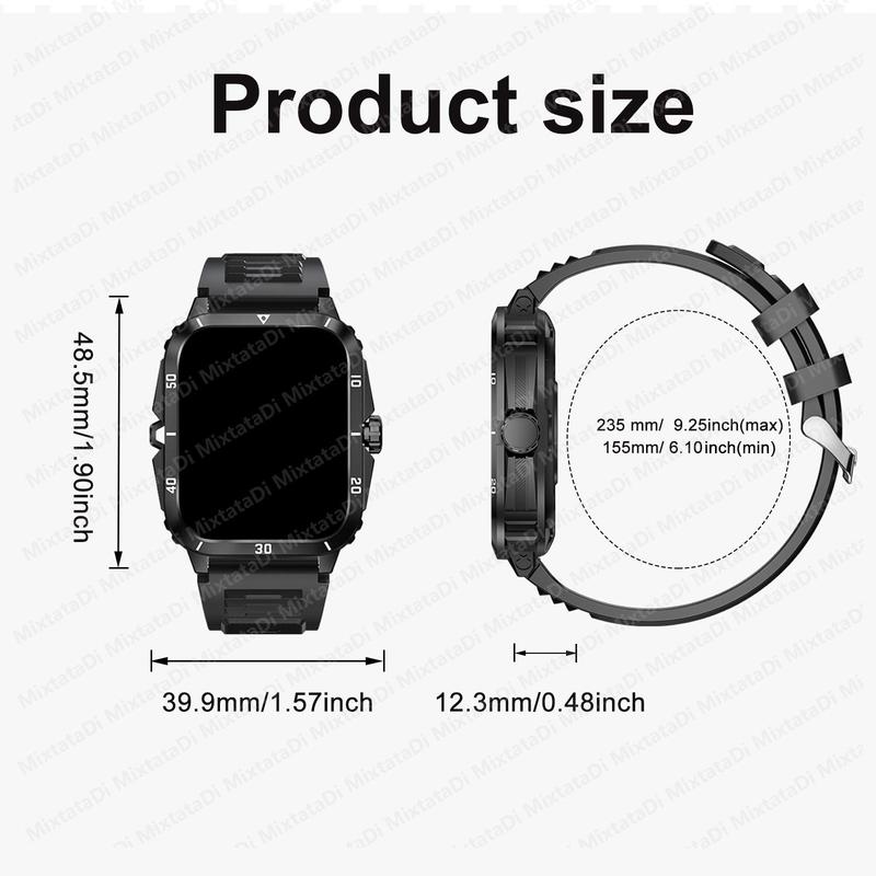 Smartwatch, Multi-functional Sports Smartwatches, Men's Tech Gadgets, Wireless Smart Watch with Call, Message Notification, Multiple Sports Modes, Suitable for Android & iPhone Phones