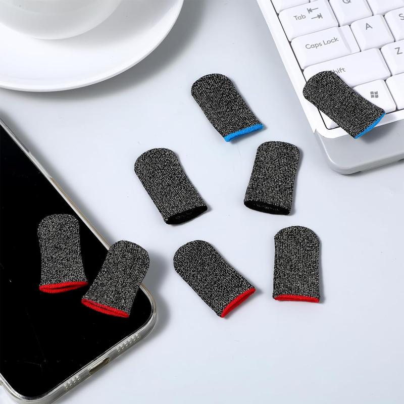 40Pcs Finger Sleeves Thumb Sleeves Mobile Gaming Finger Gloves for Gaming Dedales Gamer for Men Women Mobile Phone Game