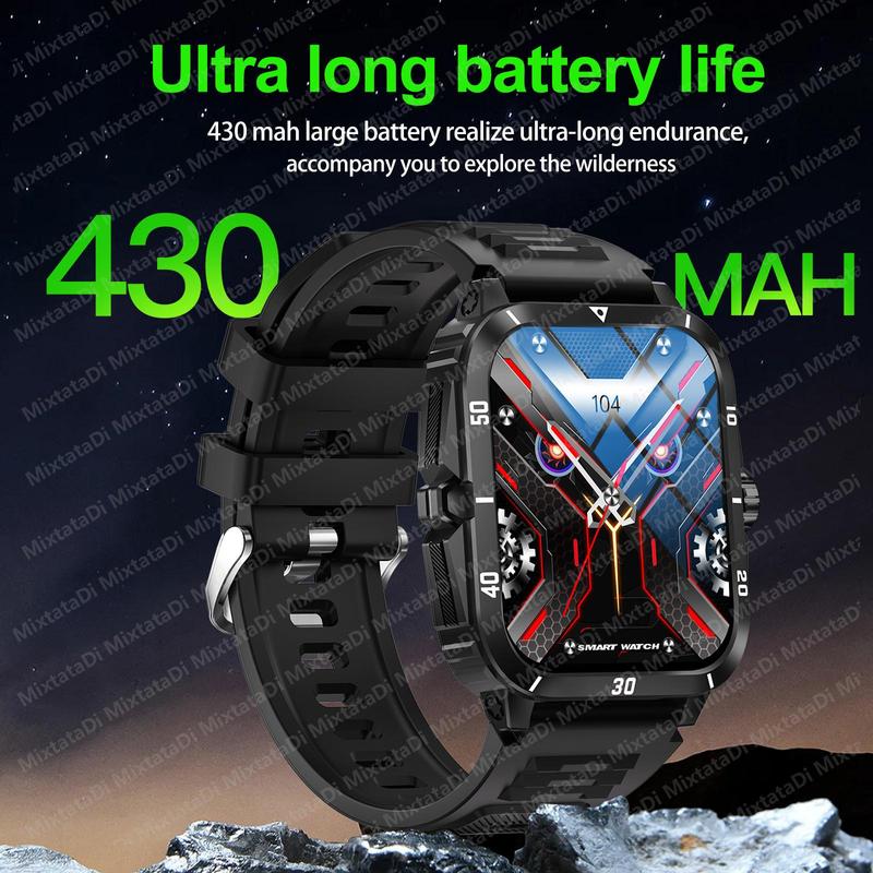 Smartwatch, Multi-functional Sports Smartwatches, Men's Tech Gadgets, Wireless Smart Watch with Call, Message Notification, Multiple Sports Modes, Suitable for Android & iPhone Phones