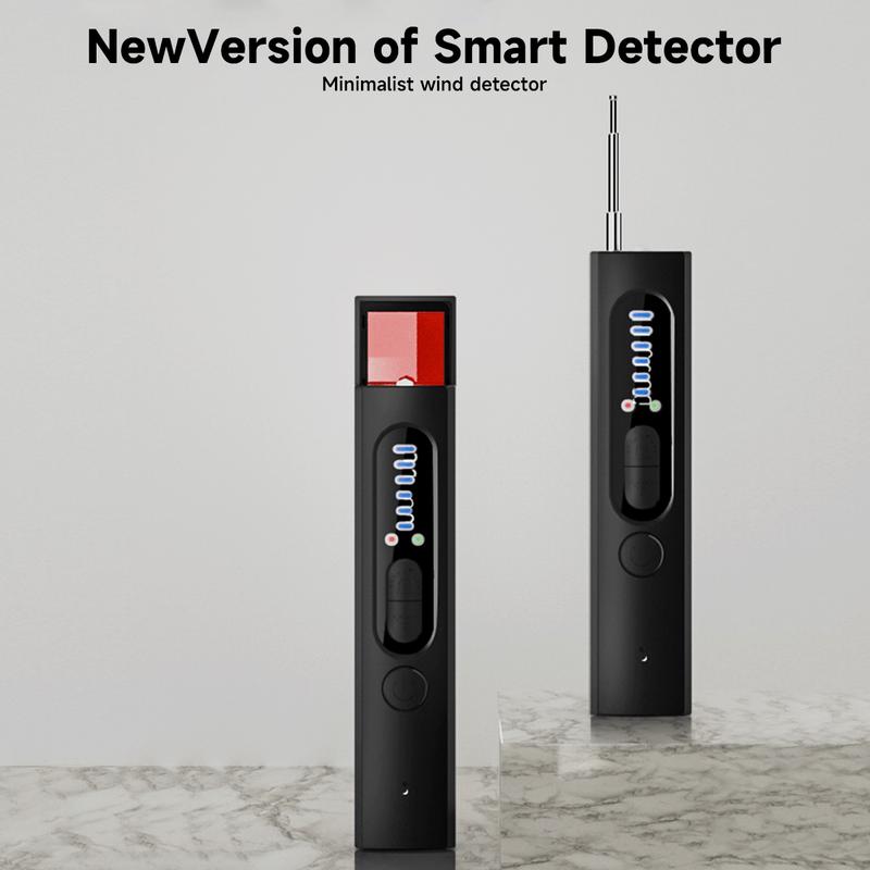 Hidden Camera Detector, 2024 Anti-Spy Camera Detector, Hidden Device GPS Detector, Bug Detector, Rf Wireless Signal Scanner, Camera Detector for Hotels, Home, Office, 5 Levels Sensitivity (Black)