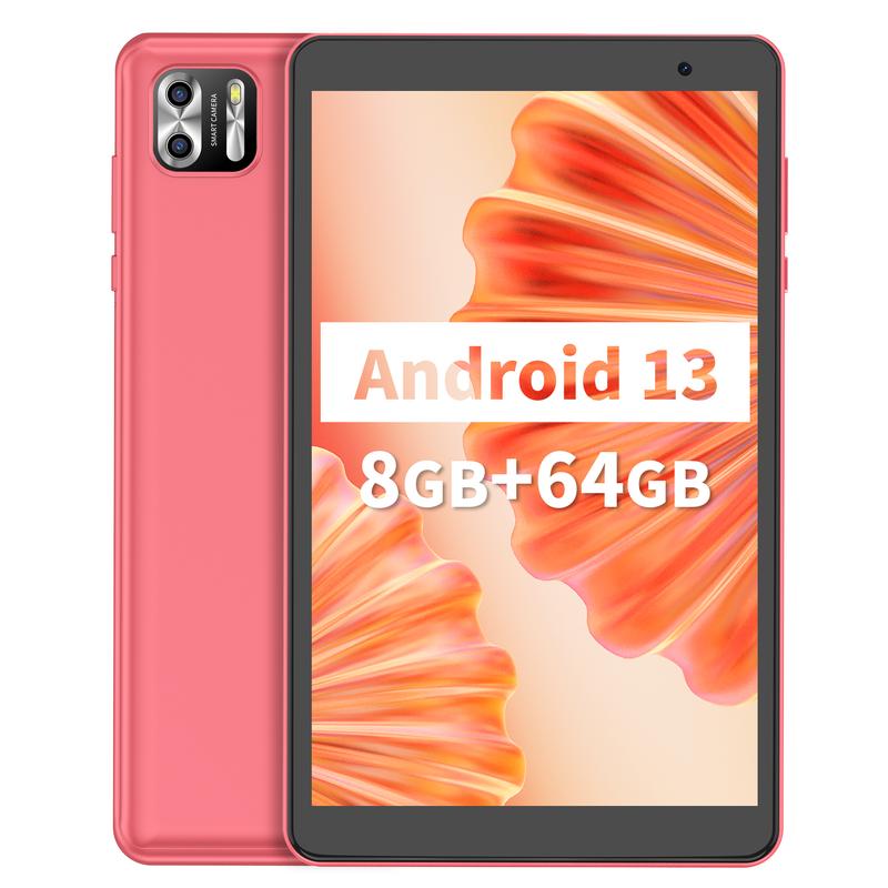 TAB8 8 inch Tablet - Android 13 Tablet, Octa Core, 8GB(4+4GB Expanable) RAM, 64GB ROM, 512GB Expanable, HD IPS Screen, Dual Camera, 5G WiFi,Bluetooth Back-to-School Gifts