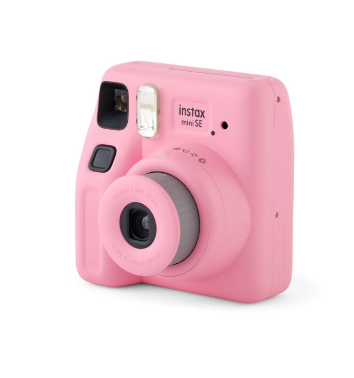 Fujifilm instax Mini SE Instant Camera with Bonus 10 pack Mini Film, Pink