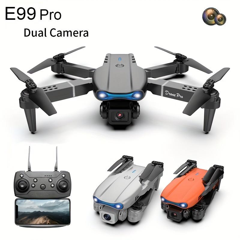 Dual Camera E99pro K3 Drone Quadcopter with Single Battery, Optical Flow, Fixed Point Hovering, and Remote Control for Aerial Photography