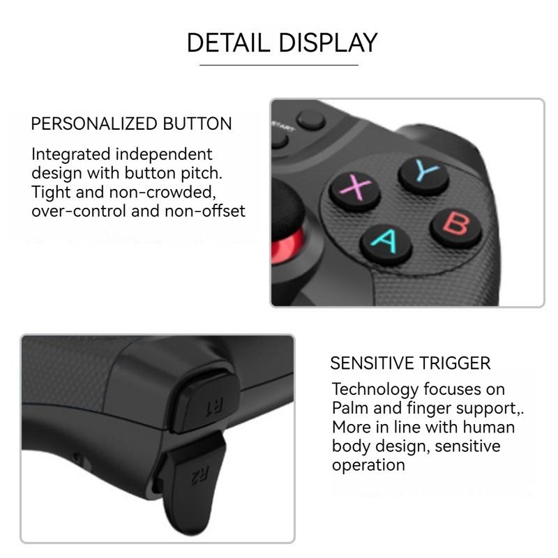 x2 ultra 2.4G Twin Wireless Gamepad, Game Stick , Built-in 128g memory and 30,000 games, support more than 40 kinds of emulators, two player retro game console, family game console, classic arcade games, husband kids' gifts