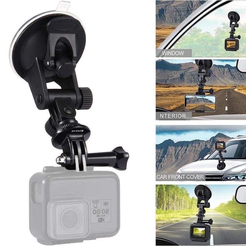 Windshield Suction Cup Car Mount Action Camera Bracket For GoPro, Hero|DJI, OSMO Accessories Smartphone