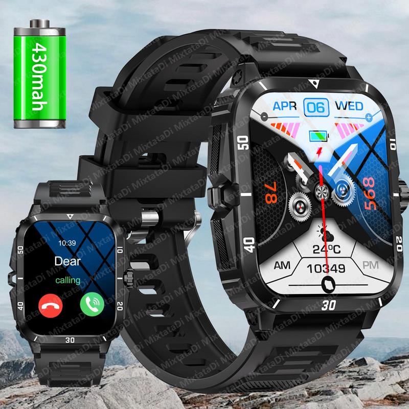 Smartwatch, Multi-functional Sports Smartwatches, Men's Tech Gadgets, Wireless Smart Watch with Call, Message Notification, Multiple Sports Modes, Suitable for Android & iPhone Phones