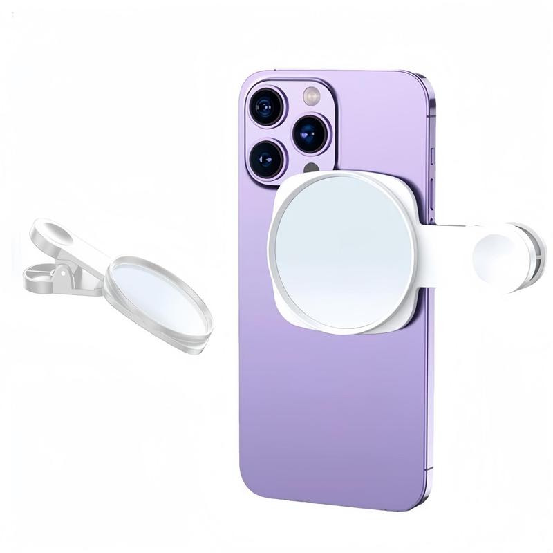 Phone Rear Camera Reflection Mirror with Storage Box, Mobile Phone Rear Camera Reflector, Phone Accessories for Women & Girls