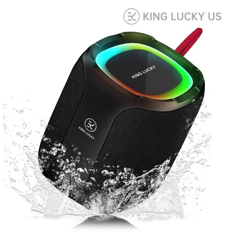 A must-have portable wireless Bluetooth speaker for holidays, featuring surround sound, IPX7 waterproof rating, long battery life, and high-power 3D stereo sound. Ideal for outdoor activities, gatherings, and travel, it also makes an excellent gift.