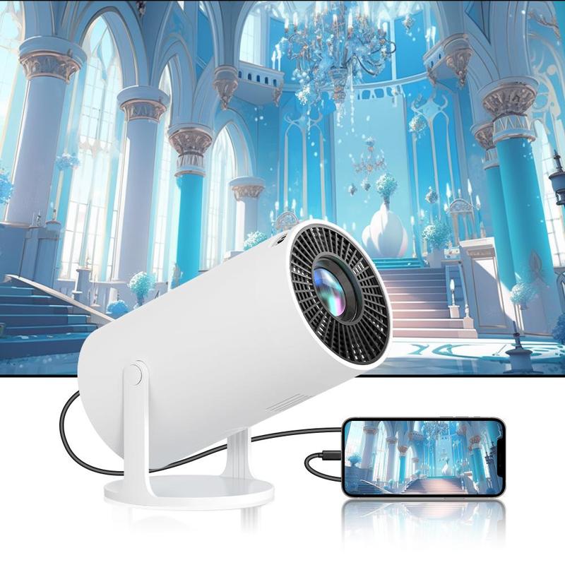 Portable Outdoor Projector, 720P 200ANSI Projector, Home Theater Projector Compatible with USB HDMI 3.5mm Headphones, Audio & Video Accessories