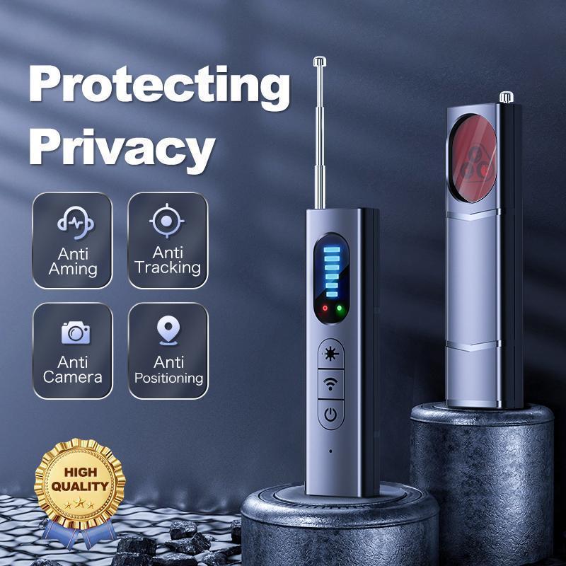 Hidden Camera Detector, Wireless Signal Hidden Camera Detector with LED Light, GPS Tracker Detector for Office, Hotel, Travel