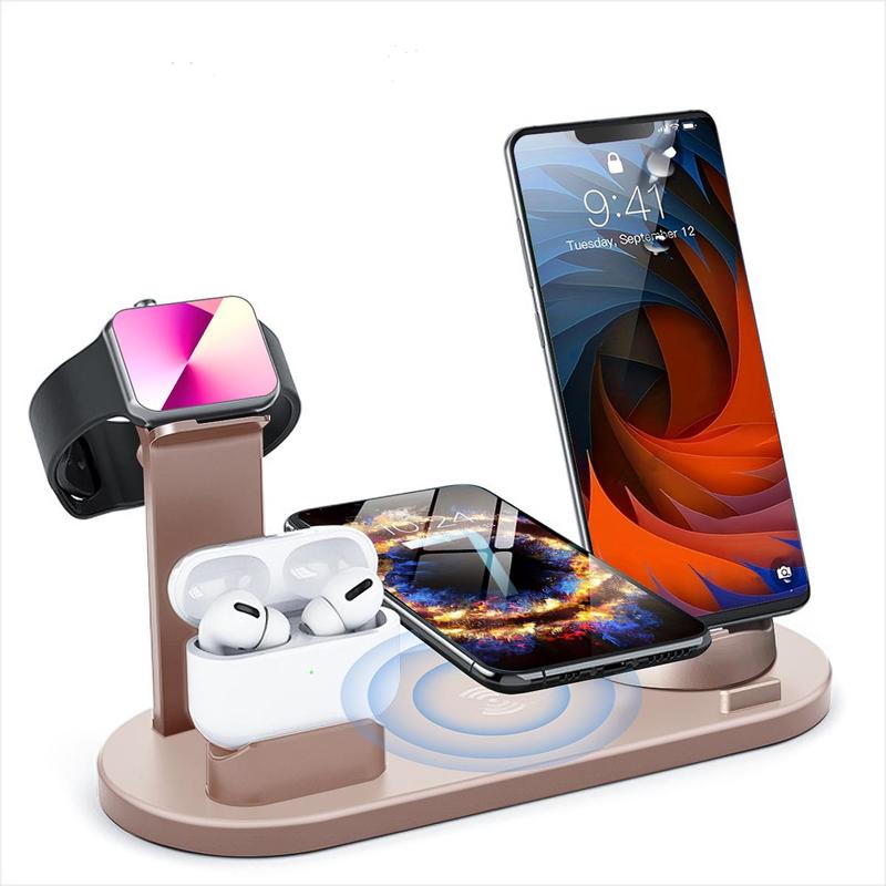 Wide Application Wireless Charger, Portable Phone Charging Stand, Multi-Function Wireless Charging Station for Cellphone, Portable Charger