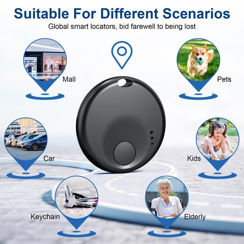 Smart GPS Tracker, Mini Locator for iOS Find My APP, Anti-loss Reminder Device, Loss Prevention Device for Car Keys Pet Senior