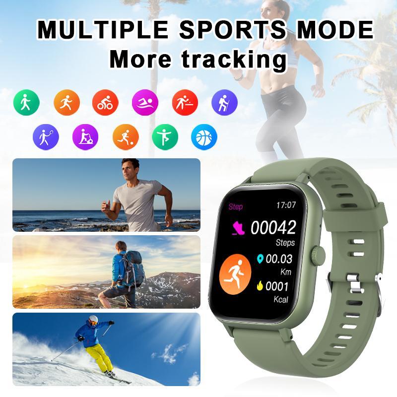 Multifunctional Smart Watch, Fashion Digital Watch with Heart Rate Monitoring and Sleep Tracking, Sports Watch for Men & Women