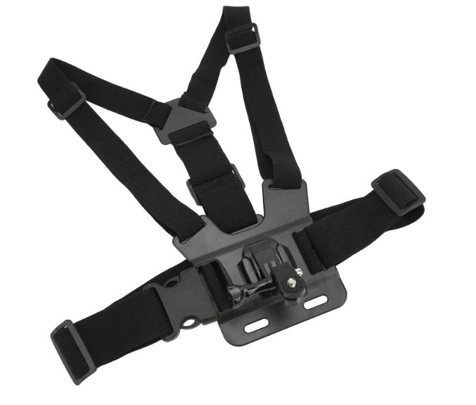 Mobile Phone and Camera Accessories - Adjustable Chest Mount Harness with Installation Bracket and Rotatable POV Holder Smartphone Cellphone Stand