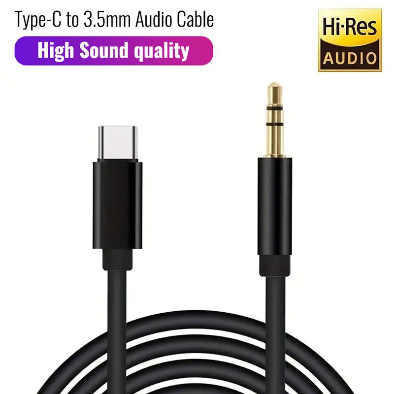 For IPhone 15 Pro Max 15 Plus 8 Pin to 3.5mm AUX Audio Car Adapter Cord Cable