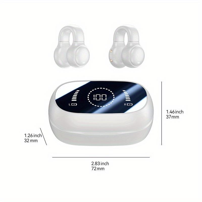 Wireless Headphones, Waterproof HiFi Earbuds, Noise Cancelling Headphones Gaming Headset, TWS Bluetooth-compatible 5.3 Earphones for Sports