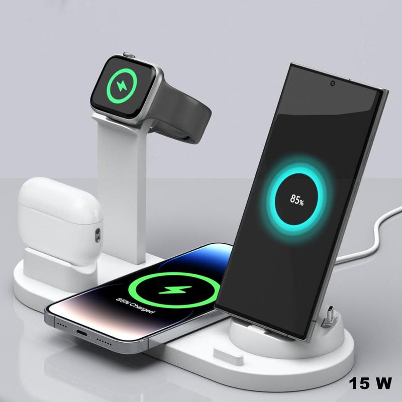 Wide Application Wireless Charger, Portable Phone Charging Stand, Multi-Function Wireless Charging Station for Cellphone, Portable Charger