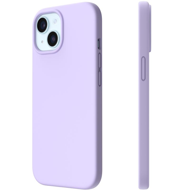 ORNARTO Silicone Case for iPhone12 13 14 15 series ,Full-Body Protection for Smartphones ，Silky-Soft Touch Cellphone Casing, Shockproof Cover