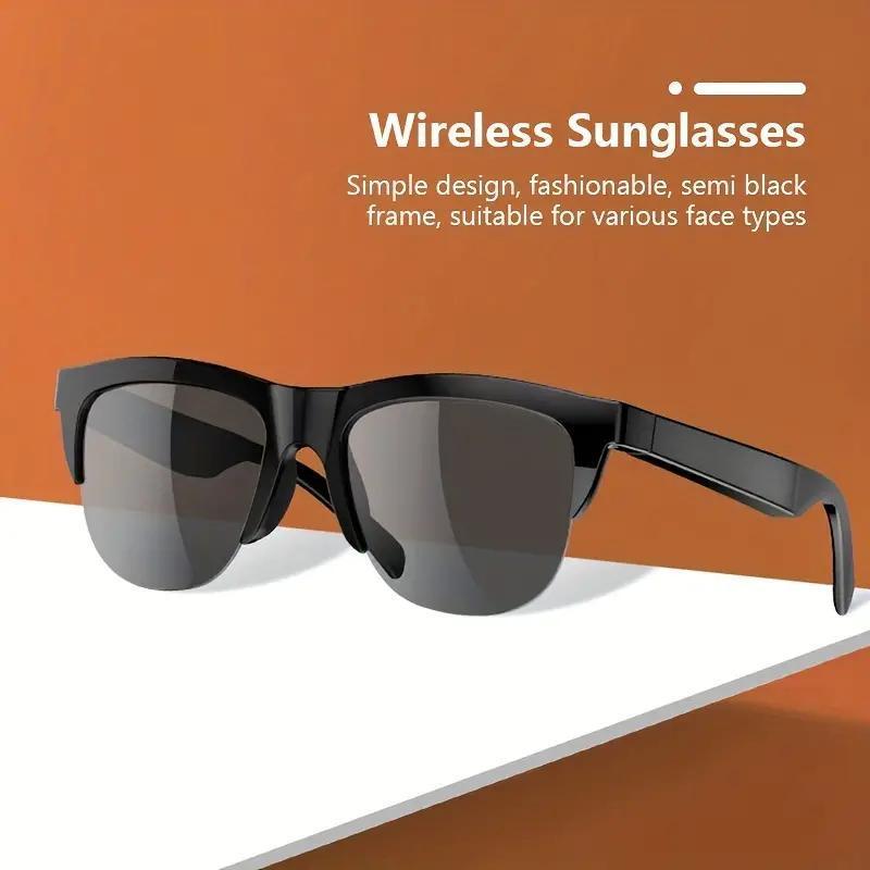 Touch Control Wireless Smart Sunglasses,HiFi Sound & HD Lens Glasses, Multifunctional Bluetooth-compatible Smart Glasses for Fall, Electronic Audio& Video Product