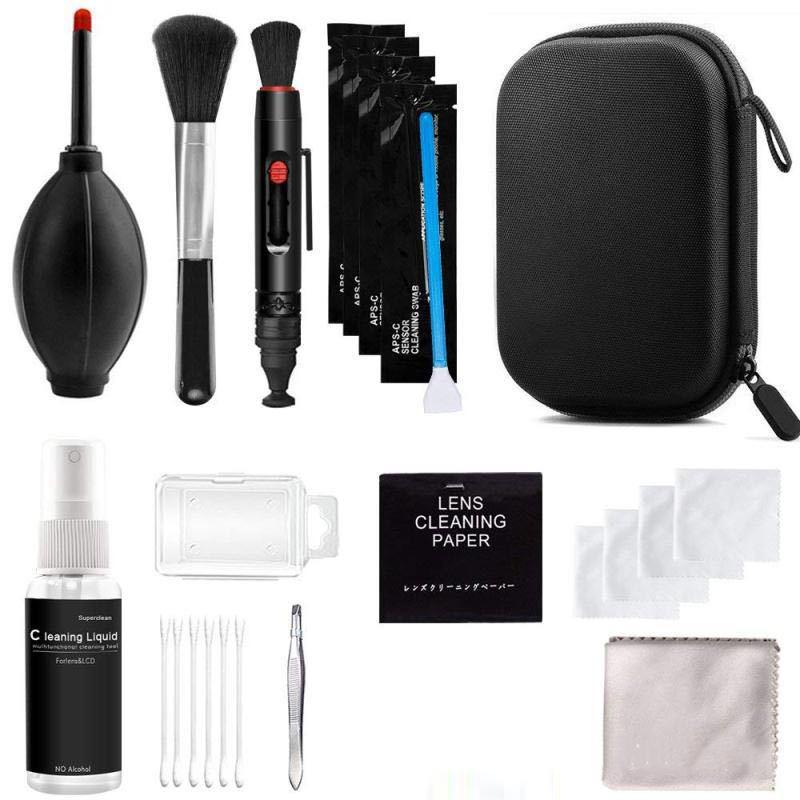 Camera Cleaning Kit, 1 Set Cleaning Kit with Cleaning Tools, Suitable for Digital Camera Reflectors Sensors