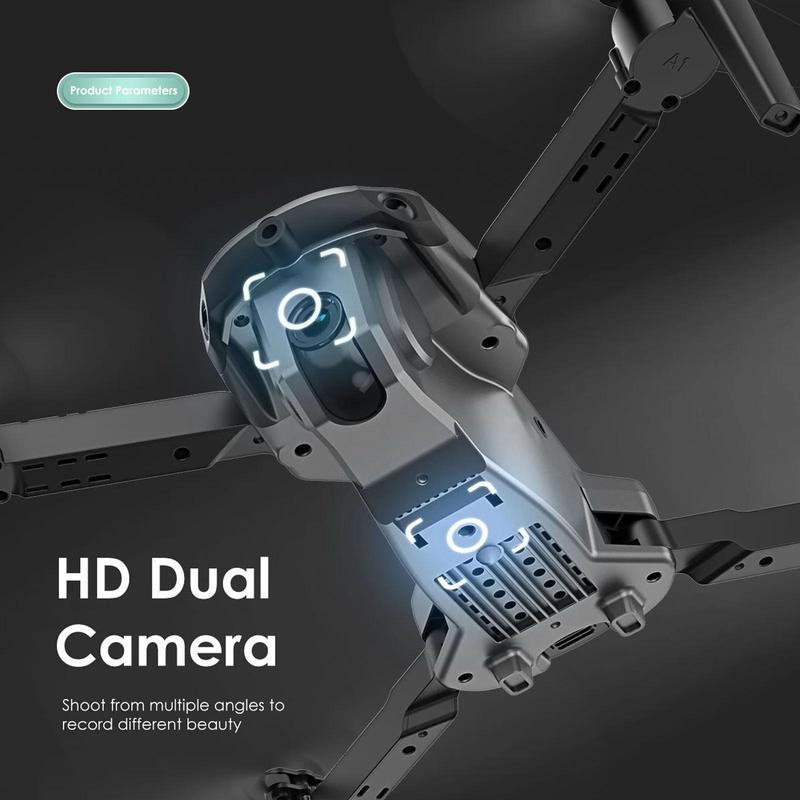 4K Foldable Quadcopter Drone with Dual Cameras, Obstacle Avoidance, WiFi Control – Ideal for Beginners & Experienced Pilots