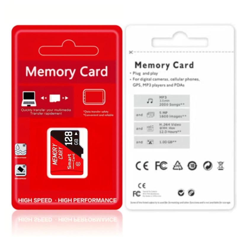 High-speed Memory Card, 1 Count 64GB 128GB 256GB 512GB Memory Card, Replaceable Secure Memory Card for Smartphone Tablets Cameras