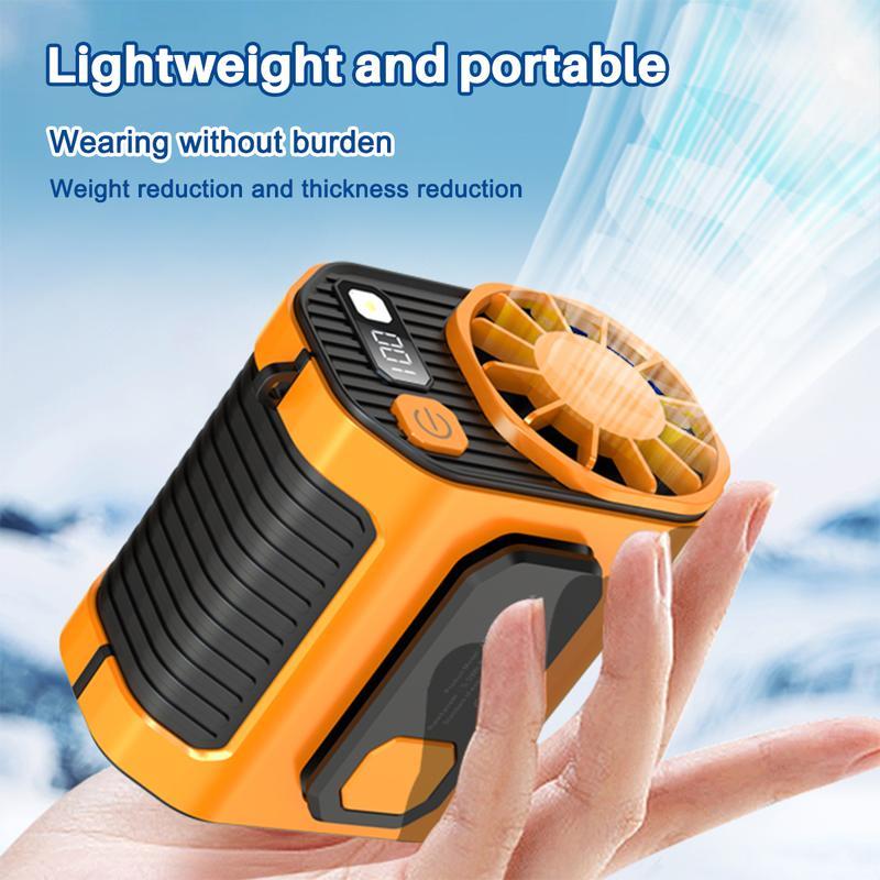 Fall Gift, 0utdoor Cool Clip Fan UnderShirt, Cool Clip Waist Fan,Shirt Fan Clip Outdoor, Powerful Undershirt Fan 5000mAh Edurance Outdoor Cooling Fan for Running Hiking Climing Camping