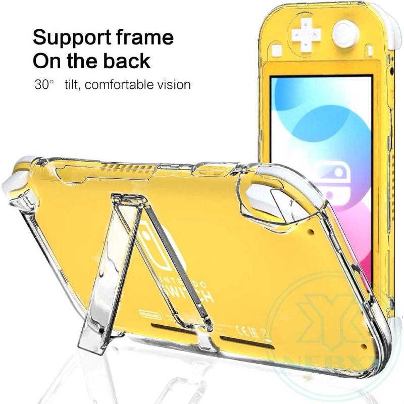 Crystal Clear Shell Case for Nintendo Switch Lite Console