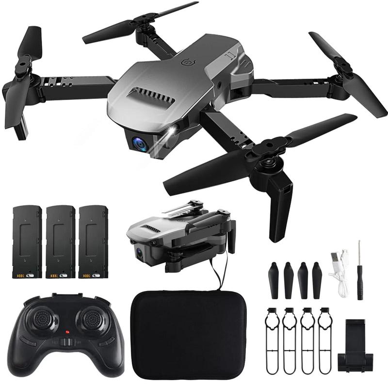 4K Foldable Quadcopter Drone with Dual Cameras, Obstacle Avoidance, WiFi Control – Ideal for Beginners & Experienced Pilots