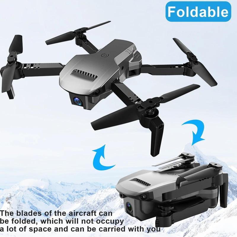 4K Foldable Quadcopter Drone with Dual Cameras, Obstacle Avoidance, WiFi Control – Ideal for Beginners & Experienced Pilots