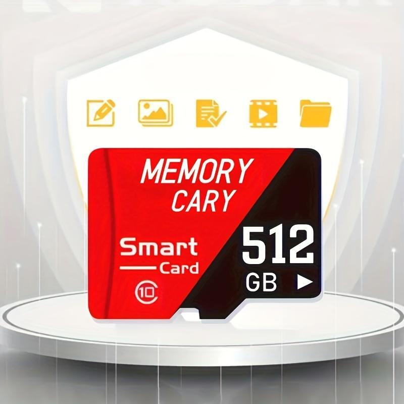 High-speed Memory Card, 1 Count 64GB 128GB 256GB 512GB Memory Card, Replaceable Secure Memory Card for Smartphone Tablets Cameras