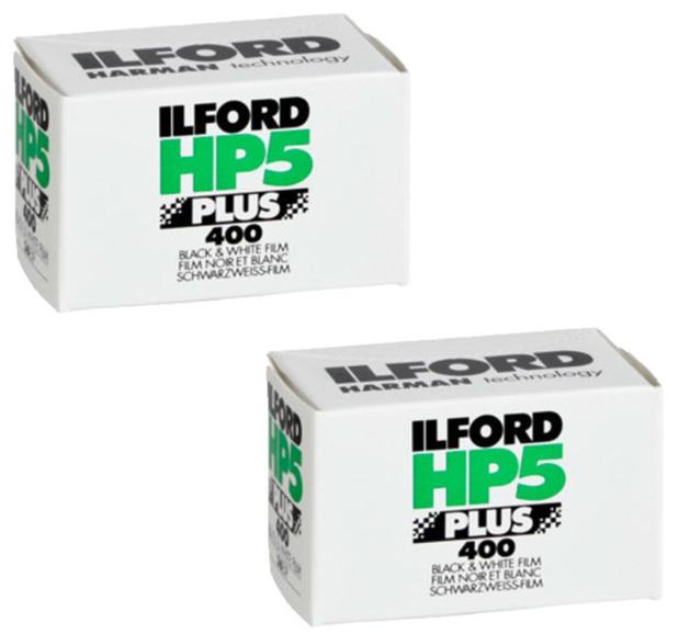 HP5 Plus Black and White Printing Film 35mm ISO 400 36 Poses 2-Pack