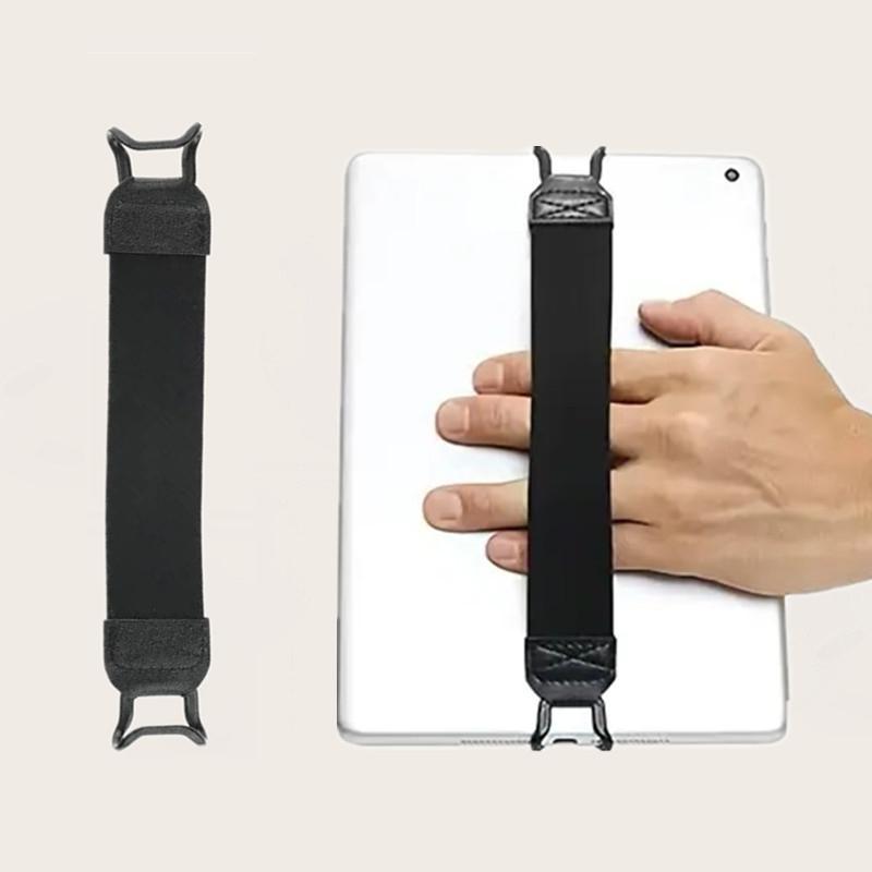 One Hand Operation Adjustable Tablet Strap, Elastic Anti-Drop Tablet Buckle Holder, Universal Tablet Strap For Most Tablets