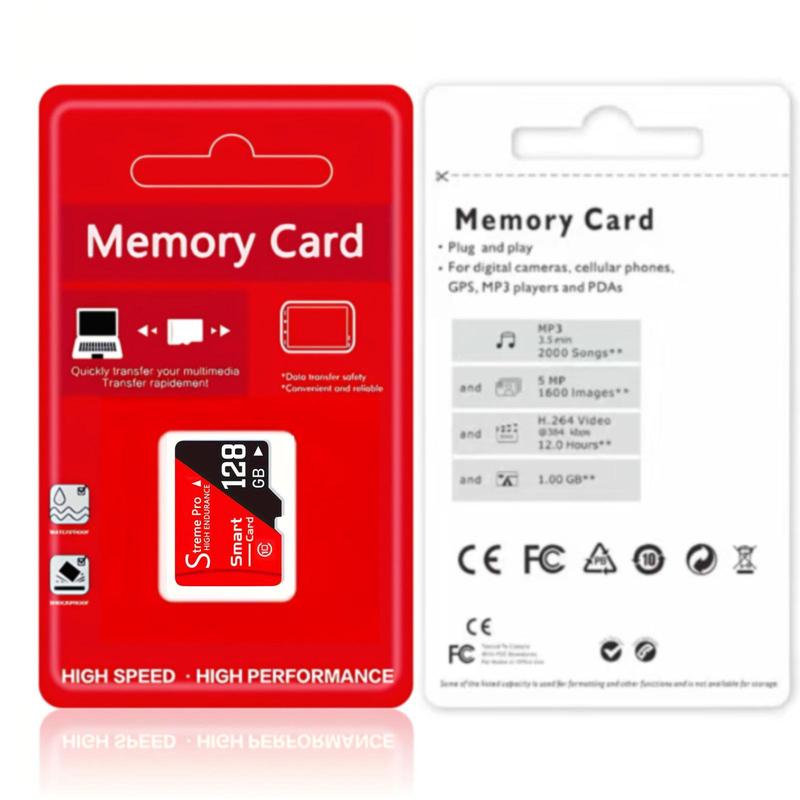 512GB 256GB 128GB High Speed Storage Card, 1 Count Camera Smart Card, Easy To Use Camera Memory Card, Suitable for Tablet, Camera & Phone