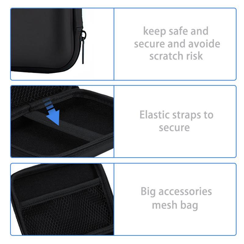 Portable Game Console Storage Bag, 1 Count Solid Color Handheld Game Console Case, Game Console Accessories for R36S GB300 FC RG35XX