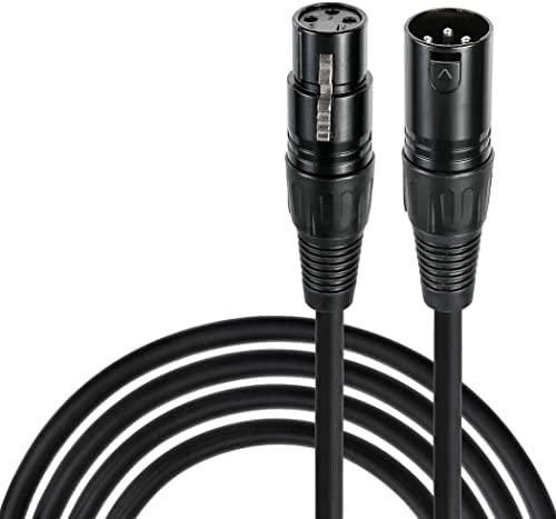 XLR Male to Female Microphone Cable Balanced Microphone Cable 3 Pin XLR Male to Female Balanced Microphone Cord