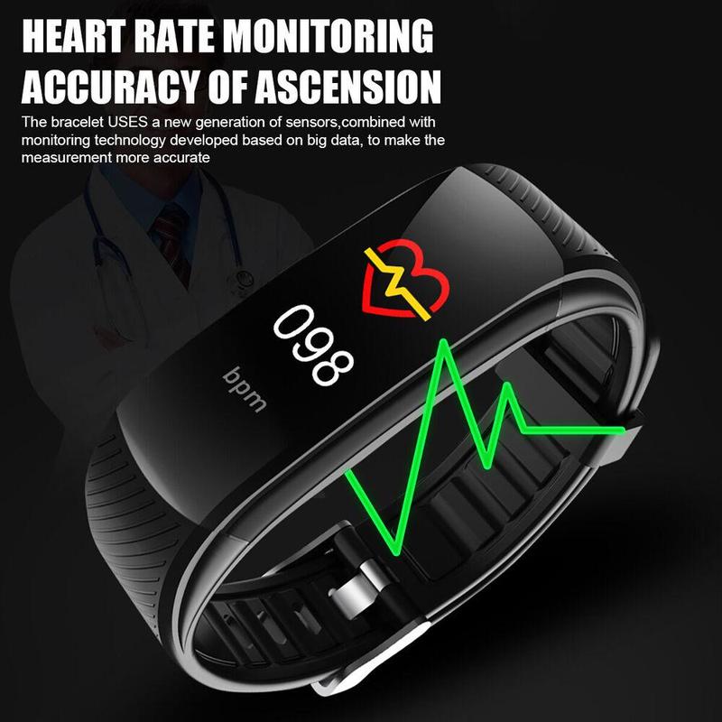 2024 NEW Fit@Bit Men Women Smart Watch Bracelet Sports Monitor Fitness Tracker