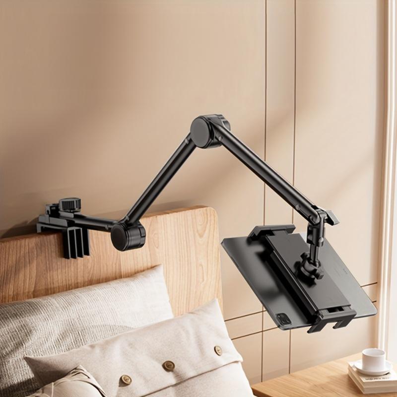 Flexible Gooseneck Design Phone Holder, Angle Adjustable Tablet Stand for Desk, Universal Tablet Mount Clamp for Home & Office