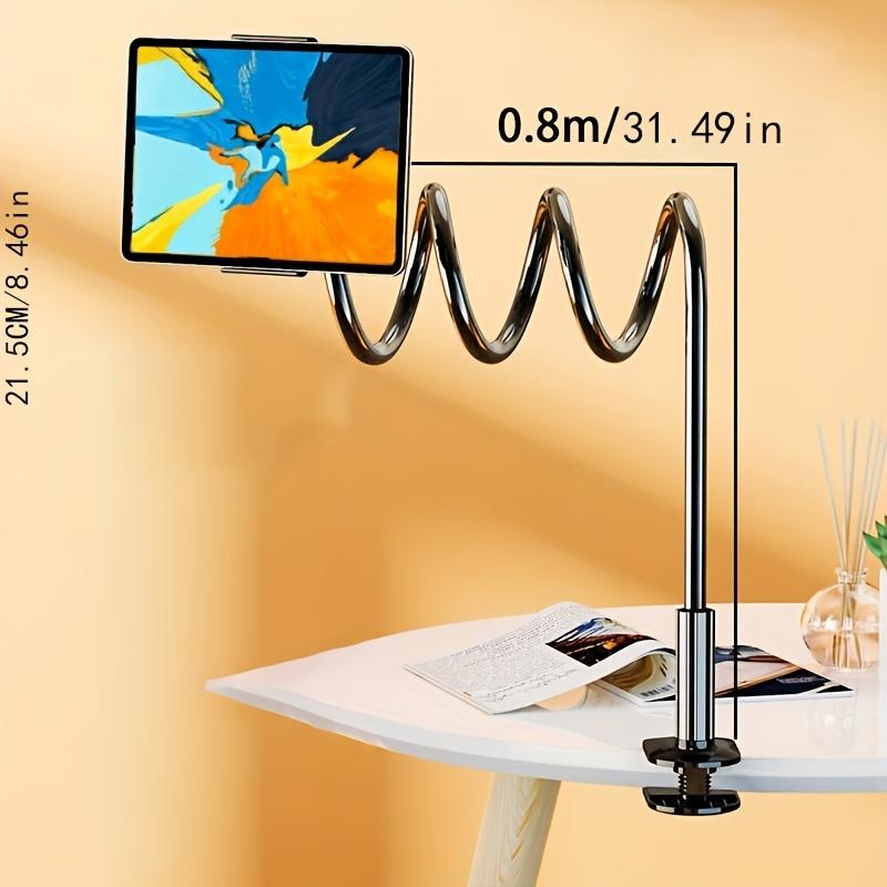 Flexible Long-Arm Bed Desk Phone Holder - Universal Clamp Mount for iPhone and Mobile Phones - Adjustable Gooseneck Lazy Clip for Comfortable Viewing and Hands-Free Experience