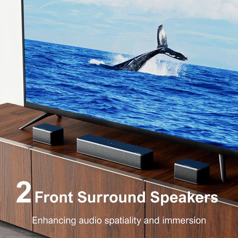 ULTIMEA 7.1 Surround Sound System for TV.APP Control.Sound Bar for Smart TV with Adjustable Subwoofer and Surround Speakers.Home Theater Sound System.Poseidon D70.Wireless speakers.Speaker.computer speaker peak power.Bass boost.Computer tv