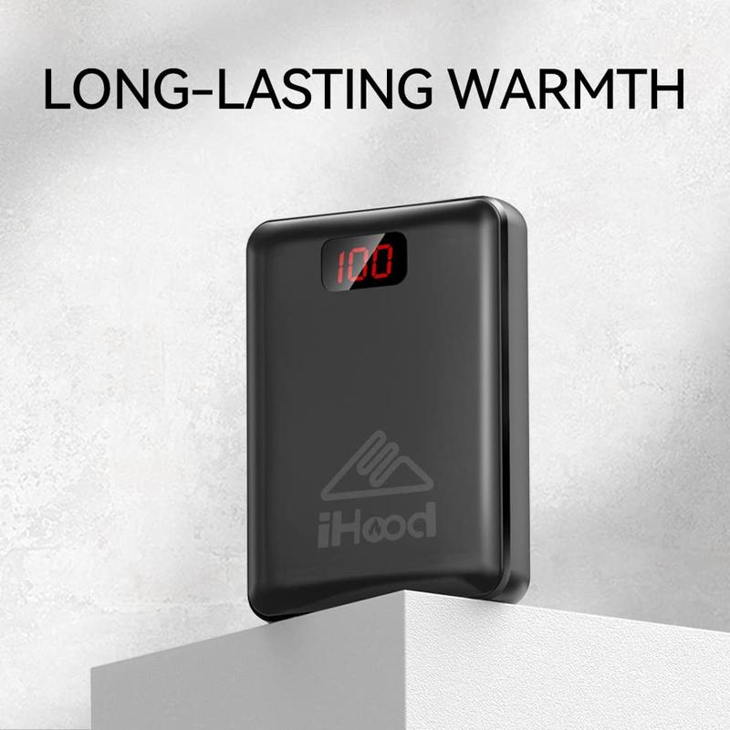 iHood 5V   7.4V   12V Heated Vest Jacket Battery Pack for Heated Jackets, Hoodies, Pants and Seat Cushion Cover 14400mah Power Bank