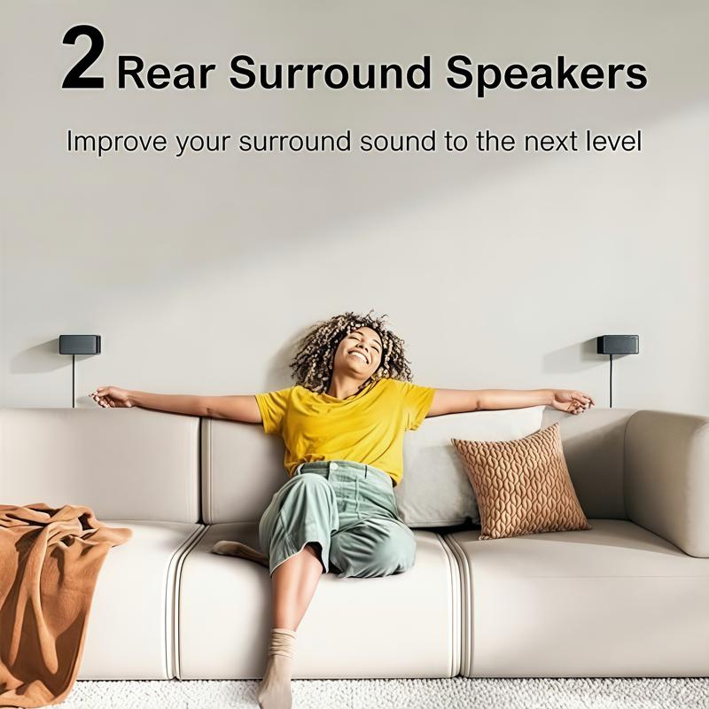 ULTIMEA 7.1 Surround Sound System for TV.APP Control.Sound Bar for Smart TV with Adjustable Subwoofer and Surround Speakers.Home Theater Sound System.Poseidon D70.Wireless speakers.Speaker.computer speaker peak power.Bass boost.Computer tv